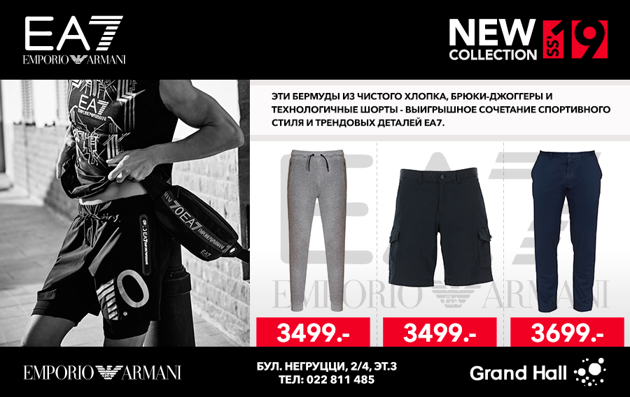 Emporio Armani EA7: коллекция SS’19 уже в продаже ®