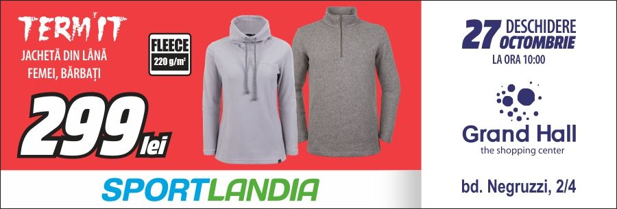 Sportlandia: Грандиозное открытие самого большого спортивного магазина в Молдове ®