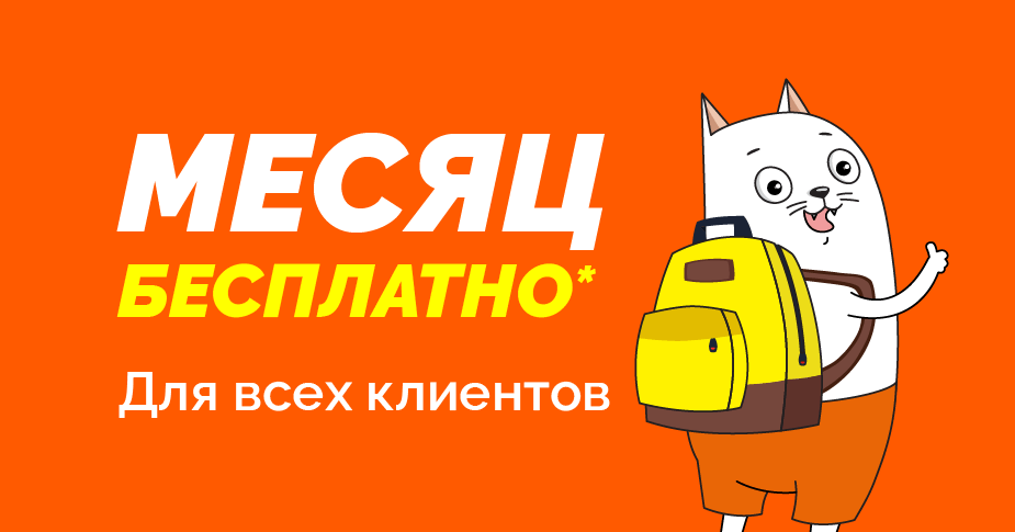 Sebo: Месяц бесплатно* для всех клиентов Sebo
