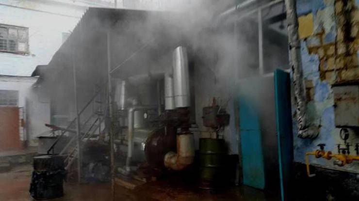 Scurgere de amoniac la o fabrică de lactate din Cahul. Au intervenit patru echipaje de salvatori și pompieri