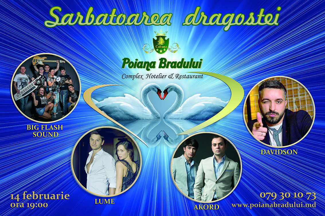Unde să petreci 14 februarie? Desigur la Poiana Bradului ®