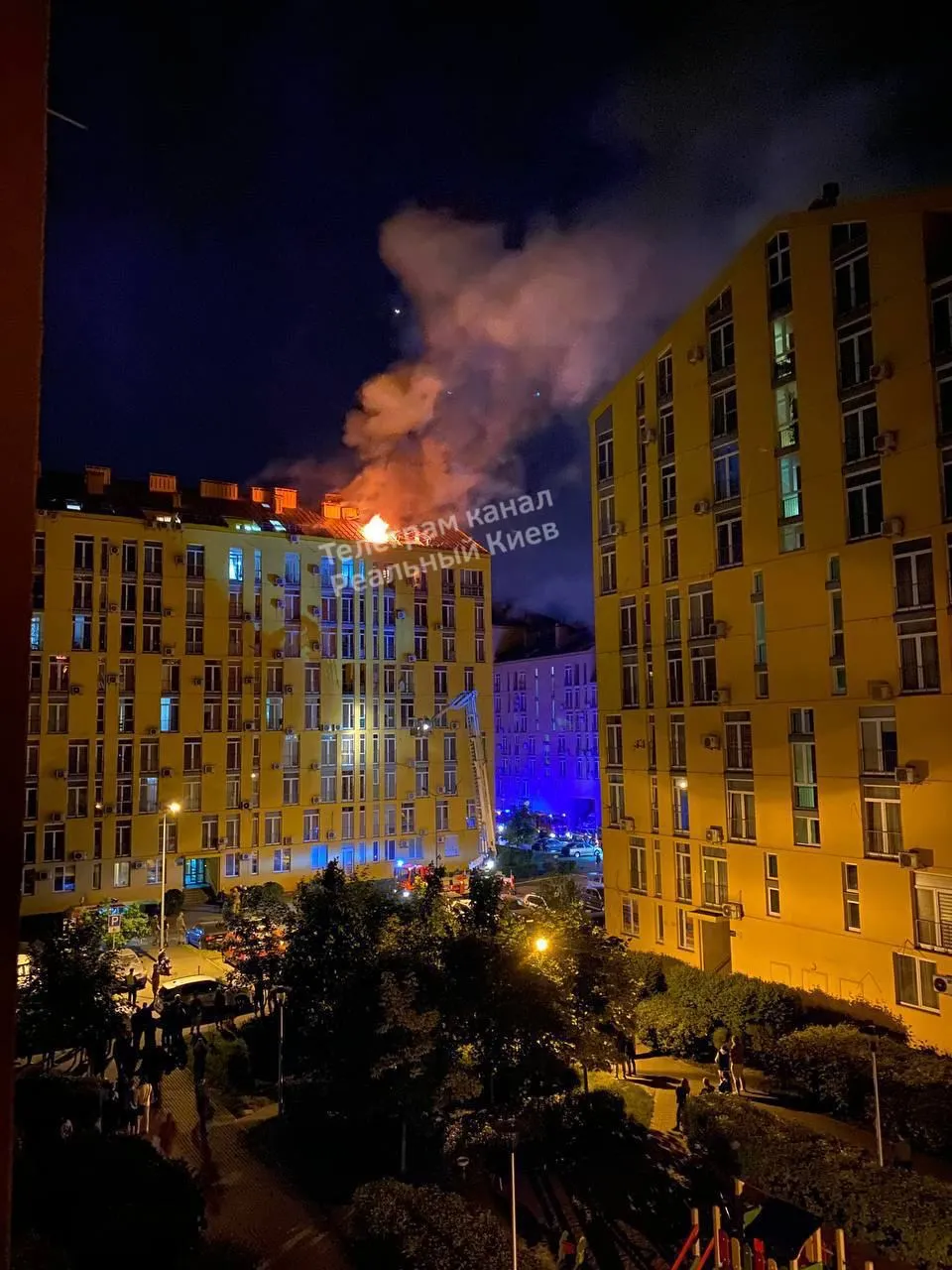 Киев в 11-й раз с начала мая подвергся атаке беспилотников