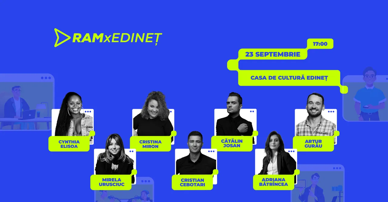 RAM Impact reunește la Edineț creatori de conținut și lideri de opinie