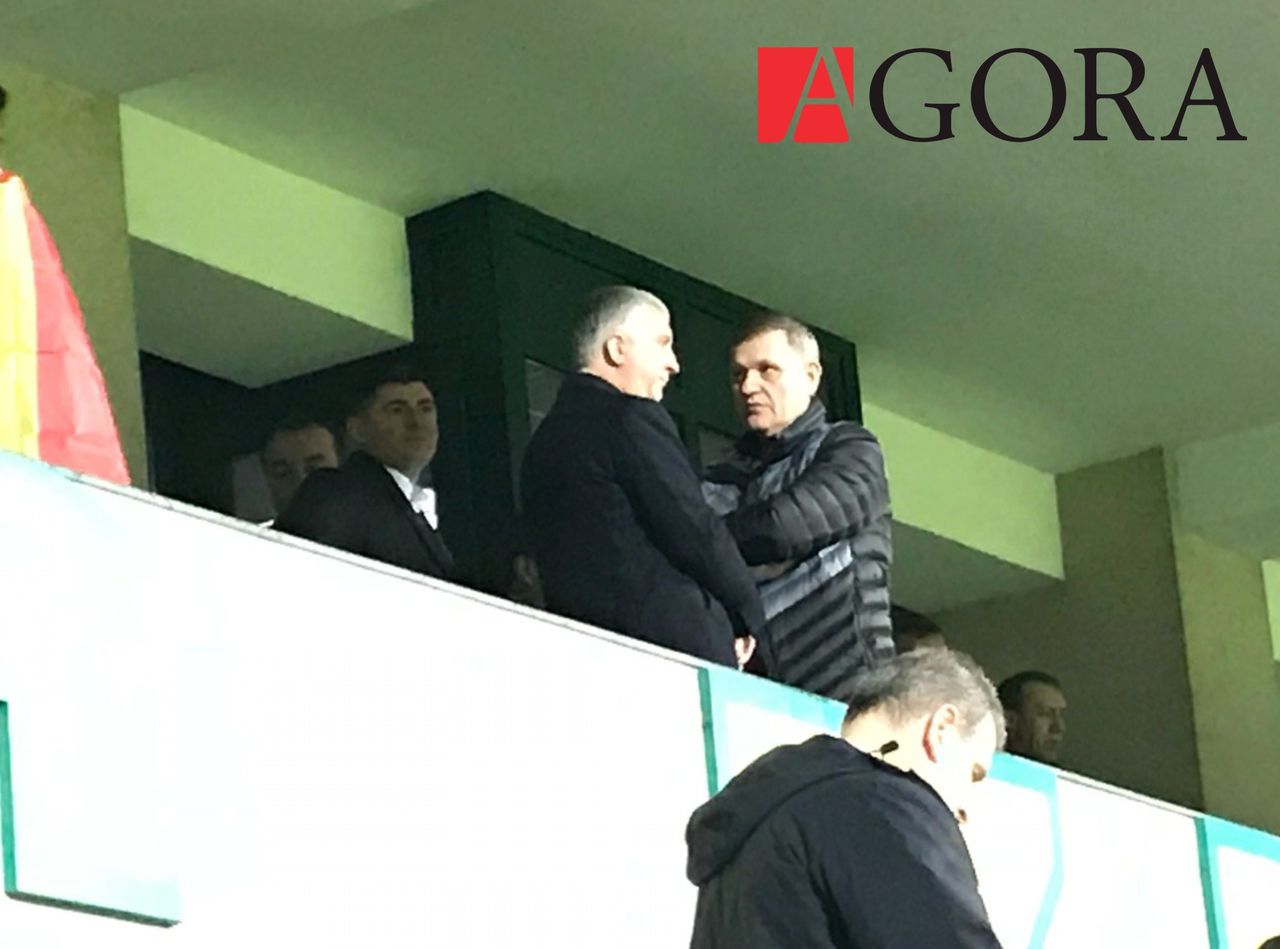Президент и политики пришли посмотреть матч Молдова-Франция