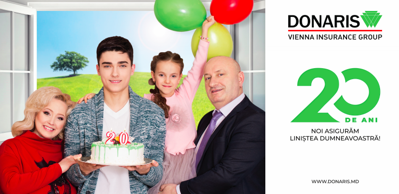 Donaris Vienna Insurance Group празднует 20-летие ®