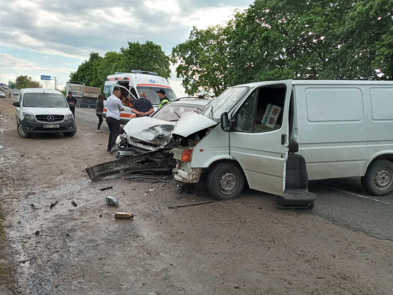 В серьезном ДТП в Бельцах пострадали три человека