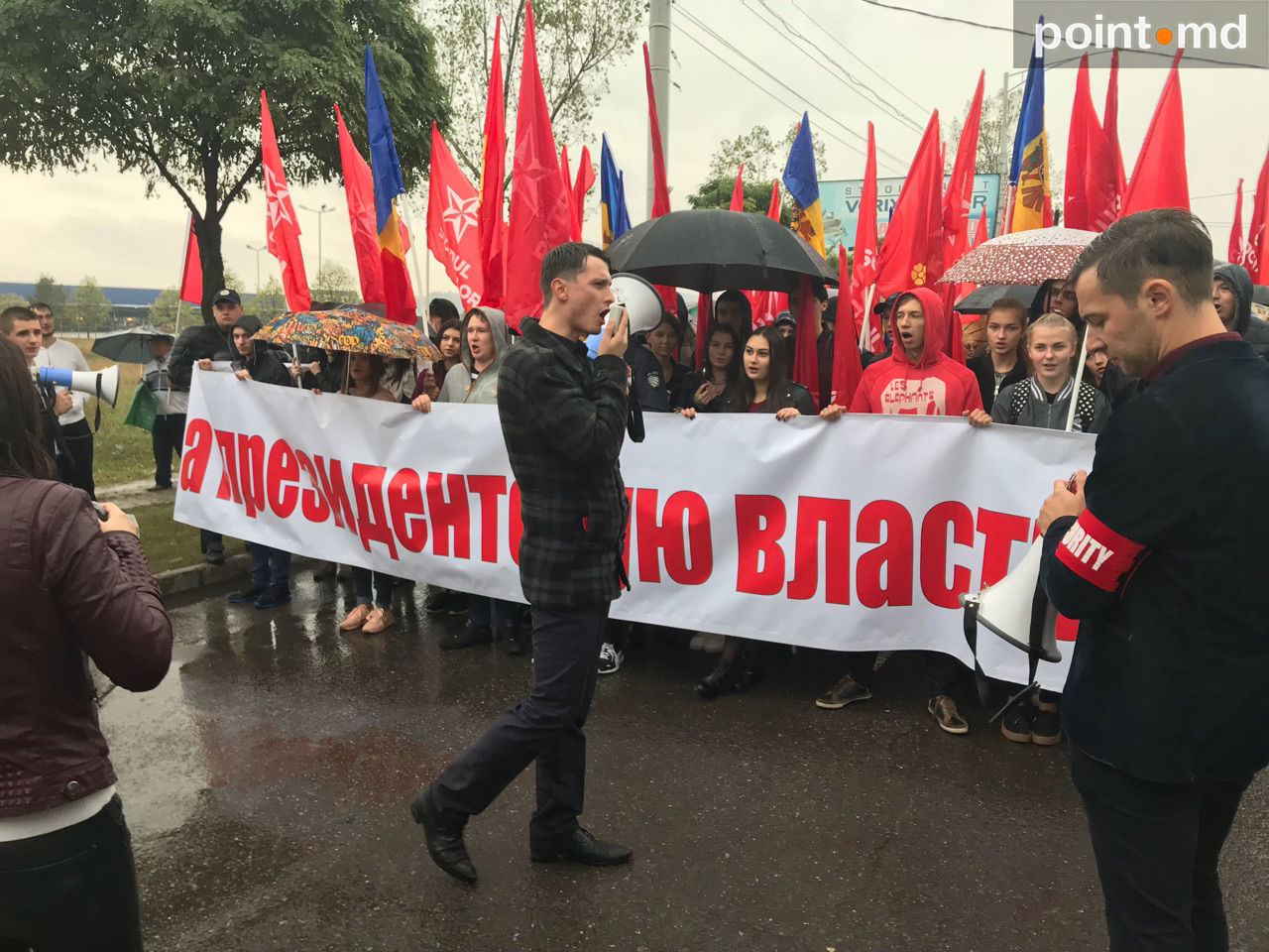 ПСРМ проводит митинги на севере, юге и в центре республики