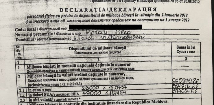 Родственники Мораря прояснили происхождение денег, вложенных в семейный бизнес