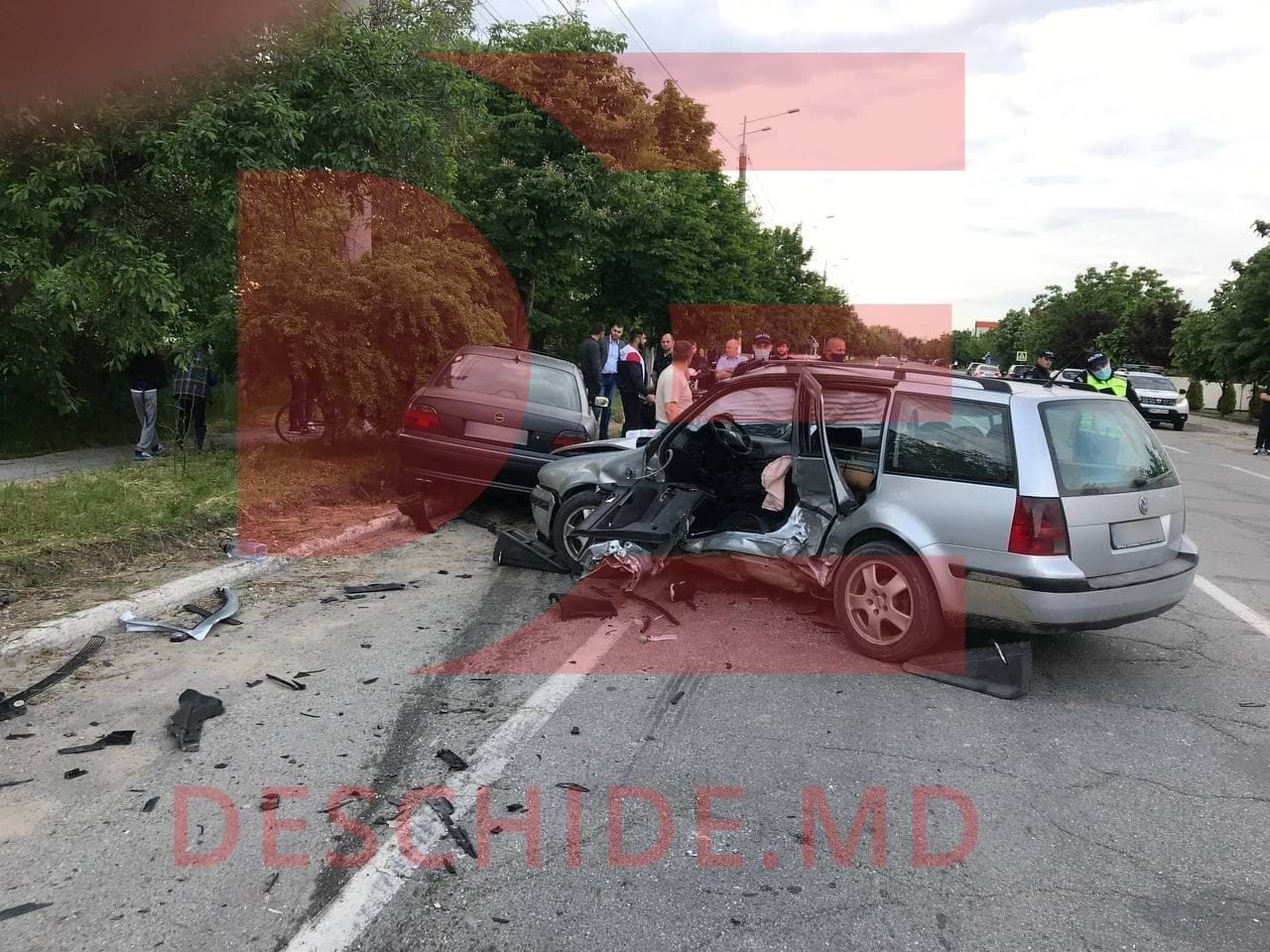 В ДТП в Яловенах пострадали 4 человека, в том числе трое детей