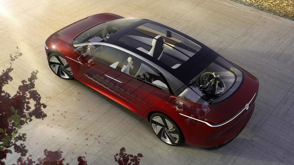 Volkswagen впервые показал беспилотный седан