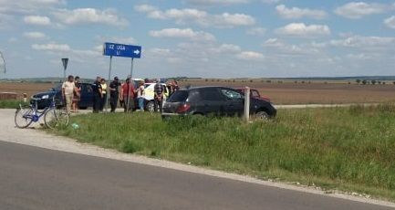 В Унгенском районе в ДТП серьезно пострадал велосипедист