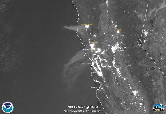 Bilanţul victimelor incendiilor din California a crescut la cel puţin 17 morţi