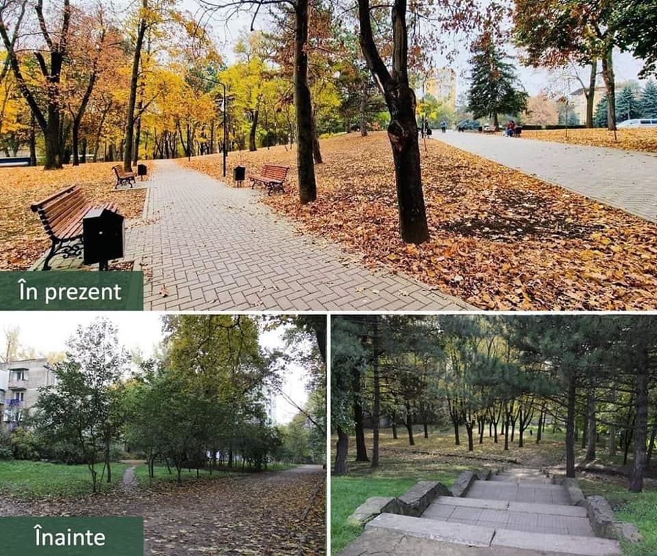 В парке "Шипка" на Рышкановке установлен небольшой фонтан