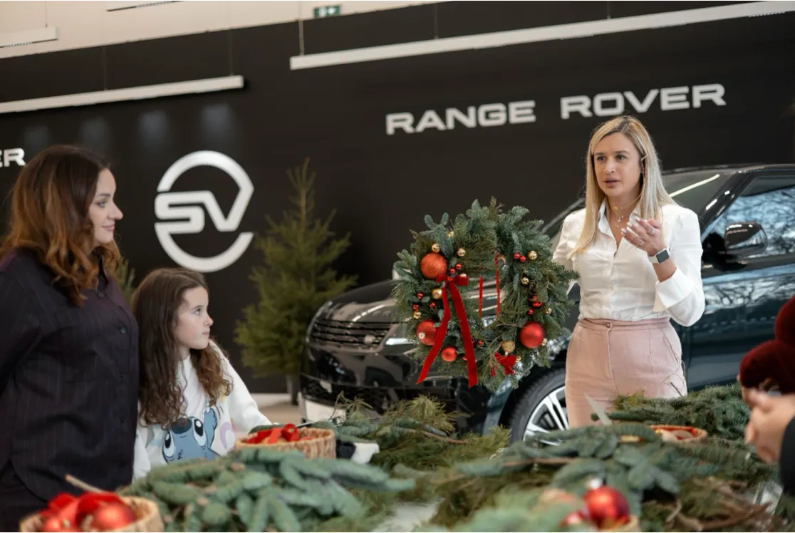 Рождественский вечер Range Rover