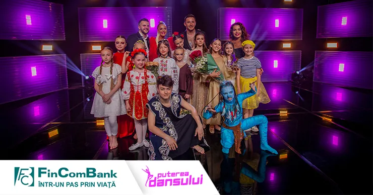 FinComBank искренне поздравляет финалистов проекта «Puterea Dansului»