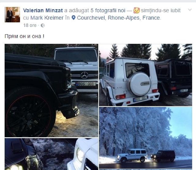 Valerian Mînzat s-a lăudat pe Facebook, dar a comis o gafă