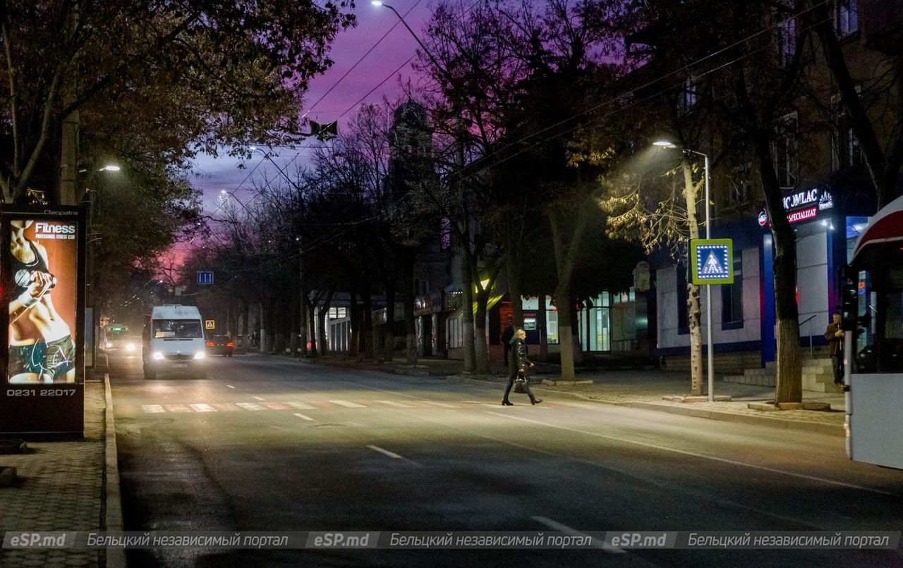 В Бельцах на «зебре» установлена особая подсветка