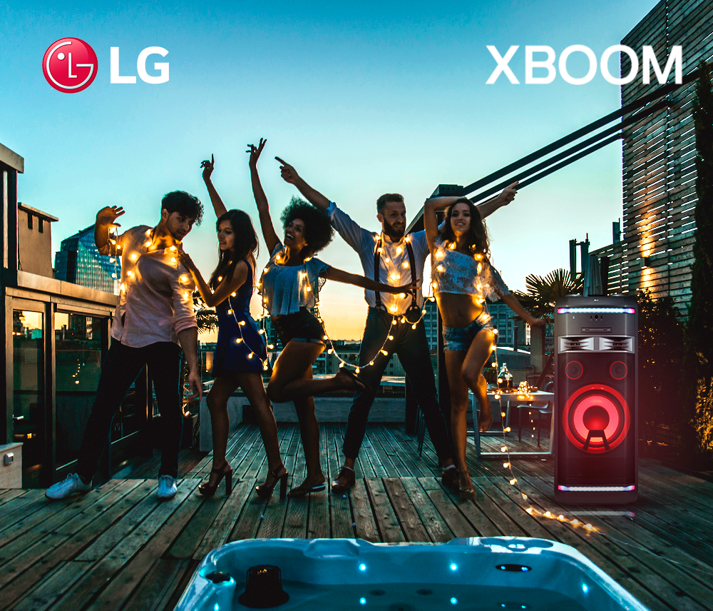 LG Xboom: Для пляжа и пикника, наслаждайтесь музыкой по максимуму