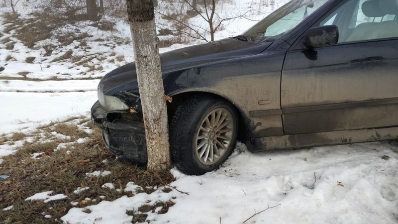 ДТП на трассе Унгены-Кишинев: Легковушка врезалась в дерево