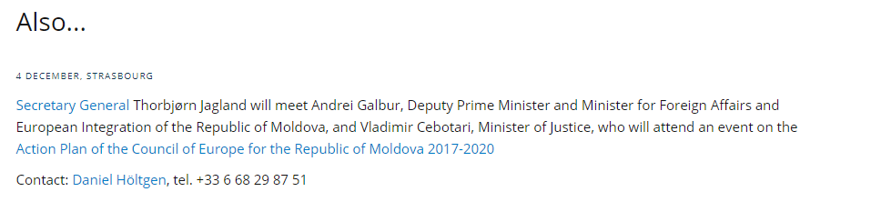 Данные европейцев отличаются от пресс-релизов ДПМ о встречах в Страсбурге