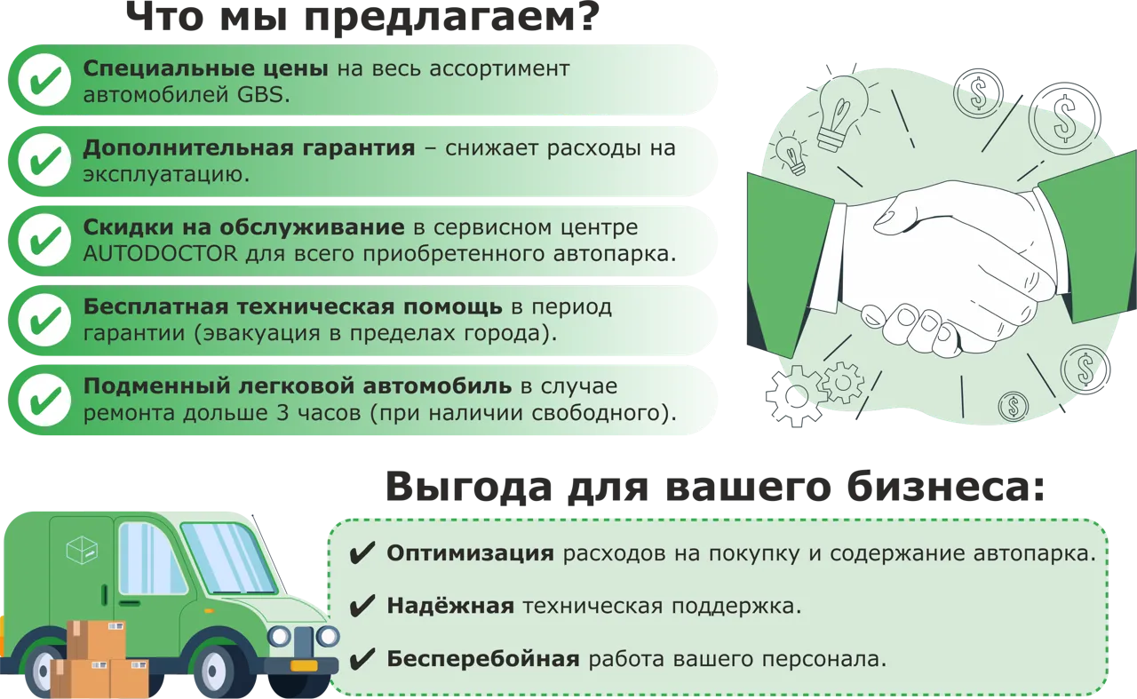 GBS: Специальные условия на автомобили для юридических лиц