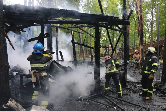 Обстрелян центр Харькова: попали в парк отдыха и детские аттракционы