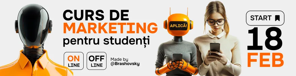 Brashovsky Agency: Curs de Marketing pentru studenți
