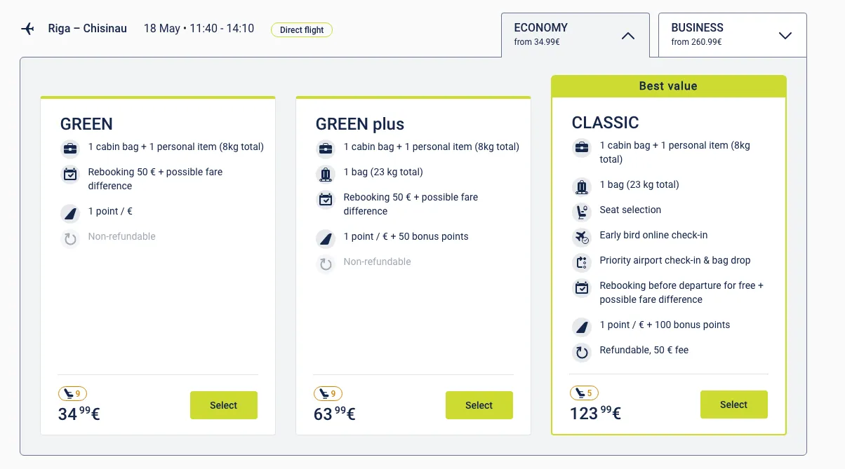 AirBaltic распродает билеты на 2024 год: Есть рейсы из Кишинева