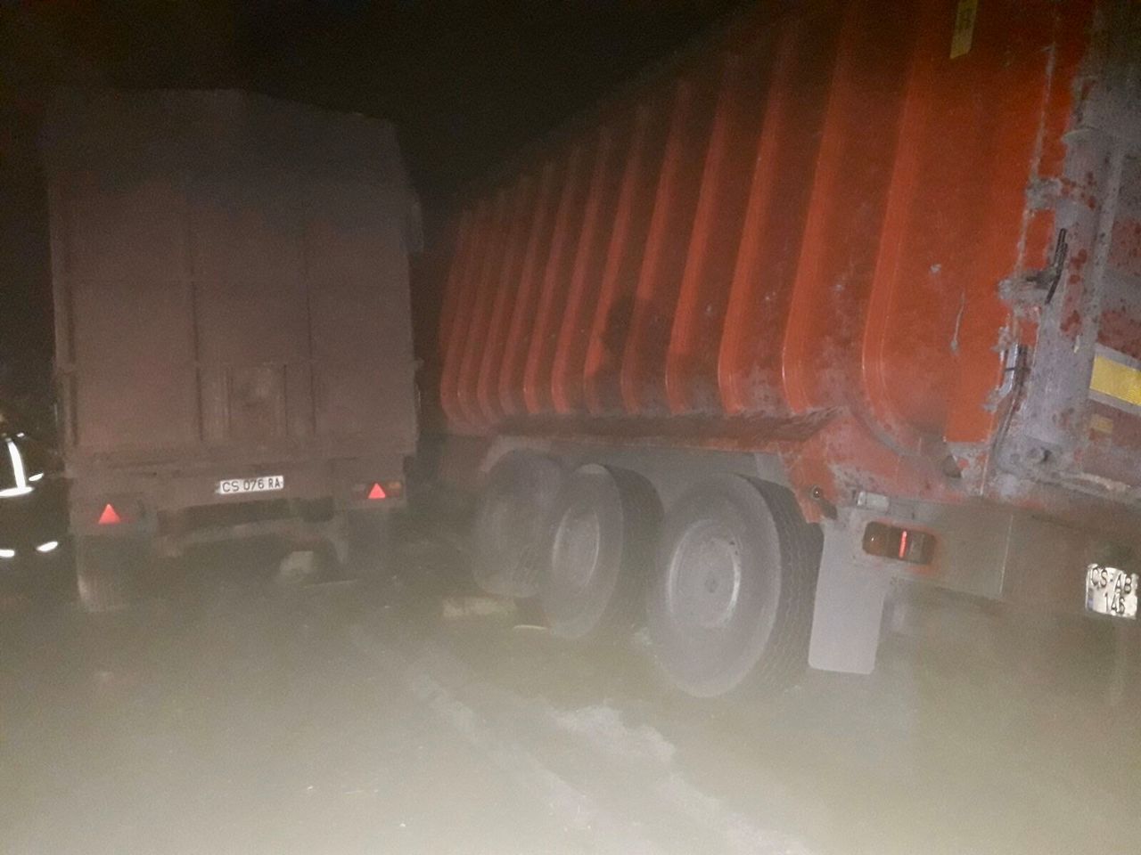 В результате ДТП в Сороках загорелись два грузовика: один человек погиб