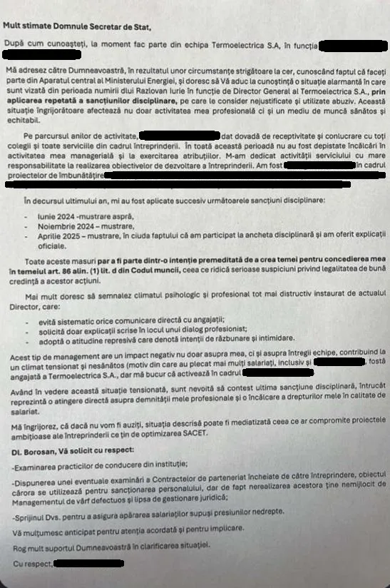 Junghietu anunță verificări la Termoelectrica după o investigație privind prețurile umflate