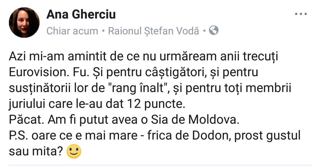 Reacțiile moldovenilor după ce DoReDos a câștigat ESC Moldova: „Mai bine deja Doinița Gherman”