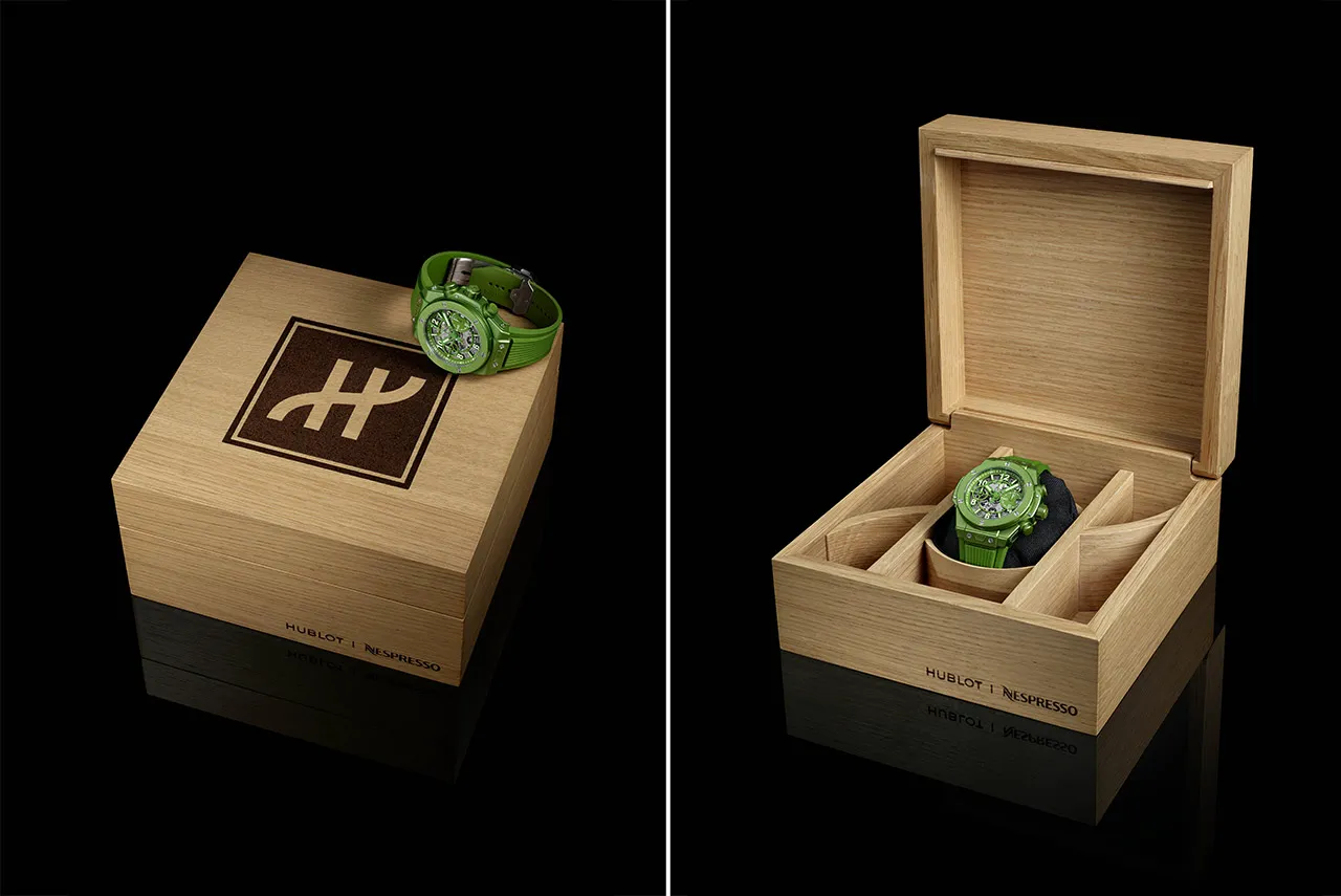 Бренд Hublot выпустил часы, сделанные из капсул Nespresso