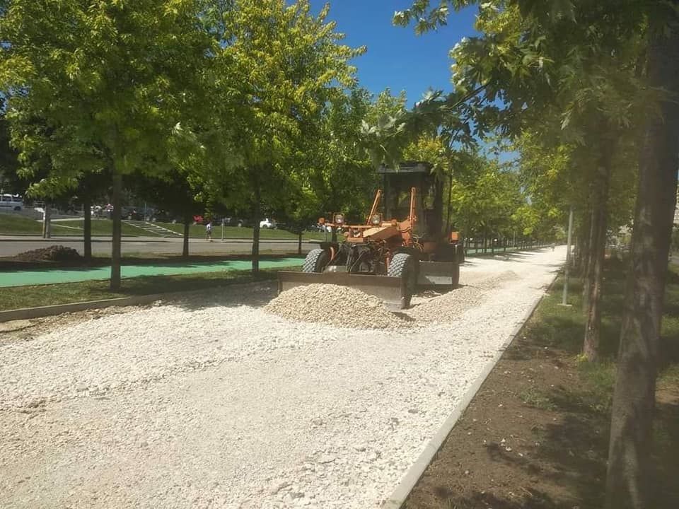 В столице продолжается обустройство аллеи на бульваре Мирча чел Бэтрын
