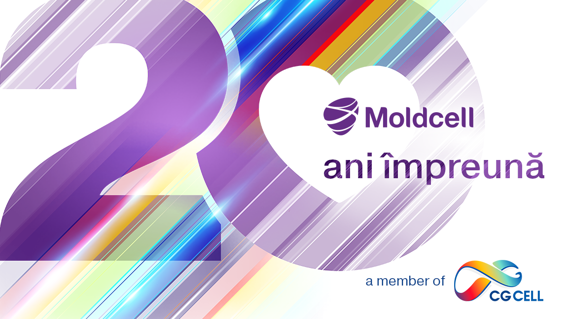 Moldcell: Празднуем 20 лет вместе ®