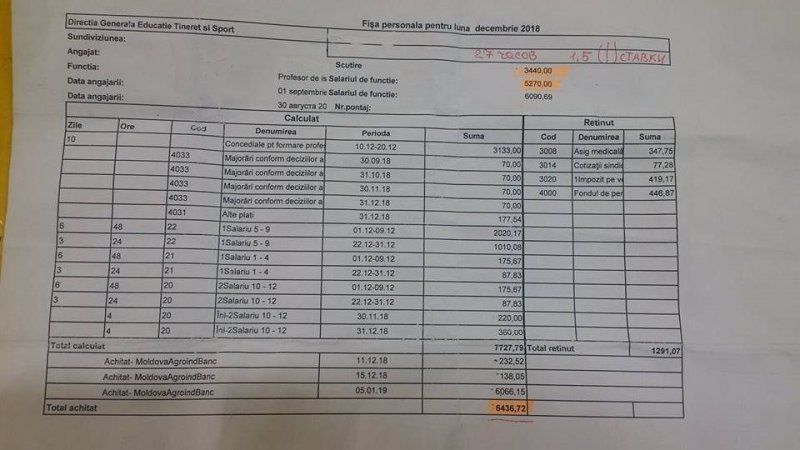 Педагоги присоединяются к флешмобу, публикуя ведомости с зарплатой