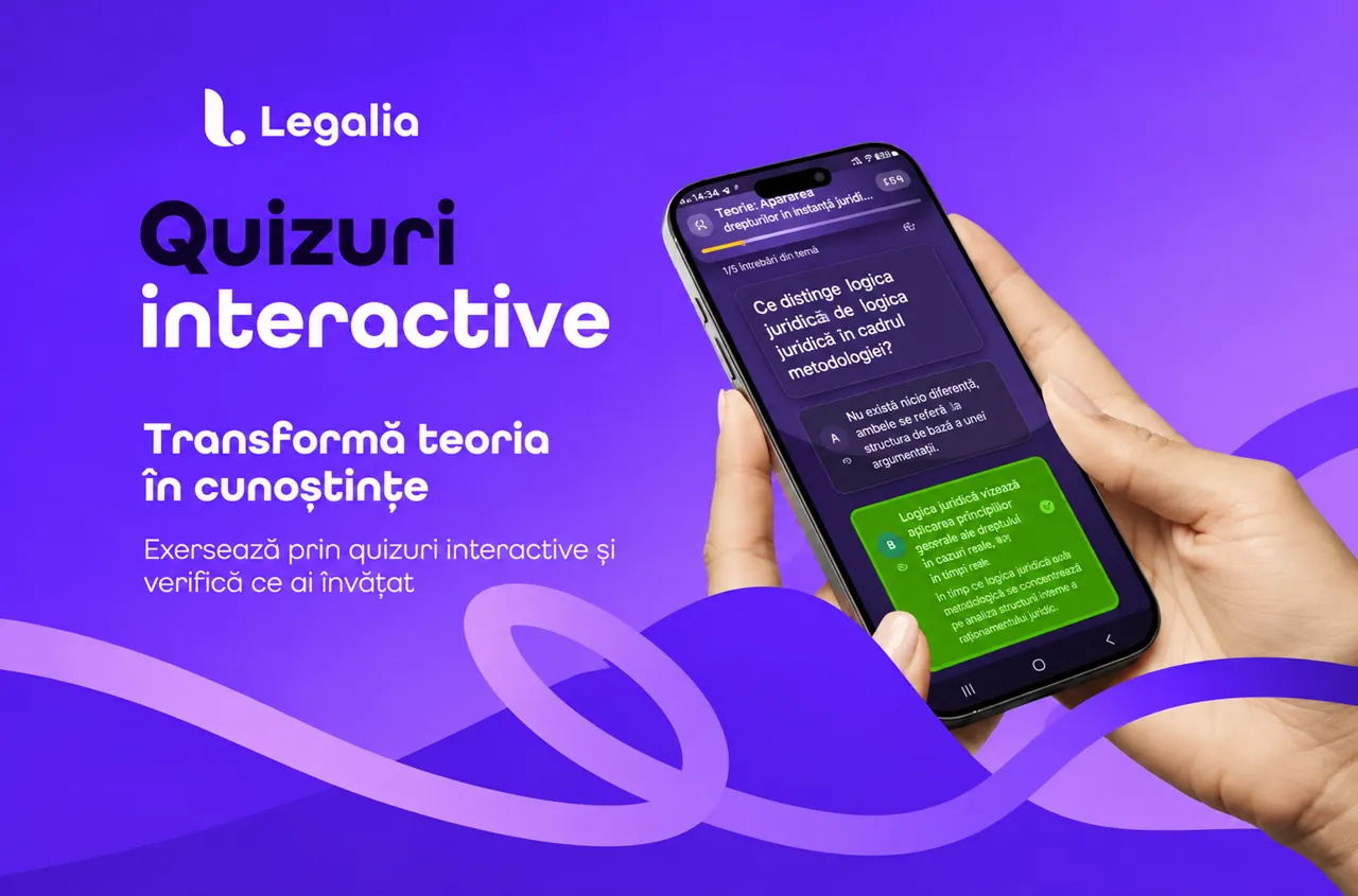 De la ROFR la AI Act: Ce învață tinerii juriști în modulul Business al aplicației Legalia