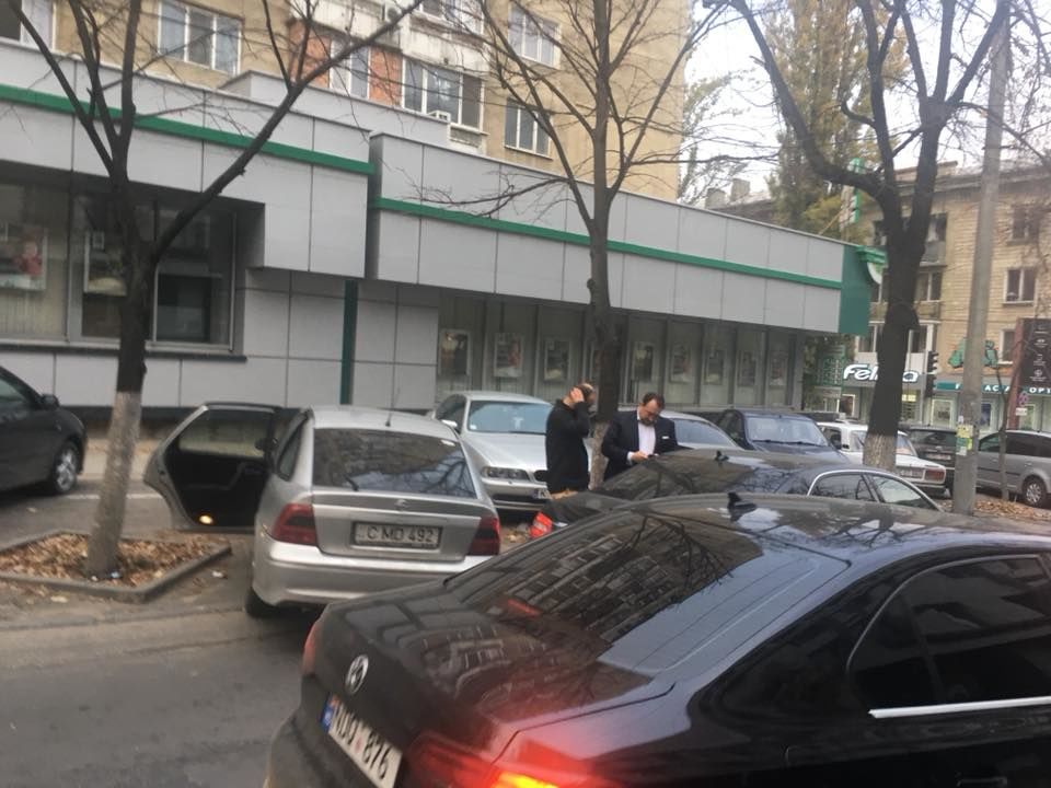 Александр Тэнасе попал в ДТП в центре Кишинева
