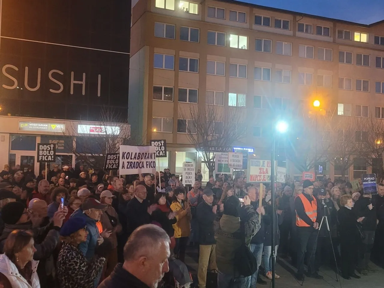 В Словакии вновь прошли митинги против Фицо