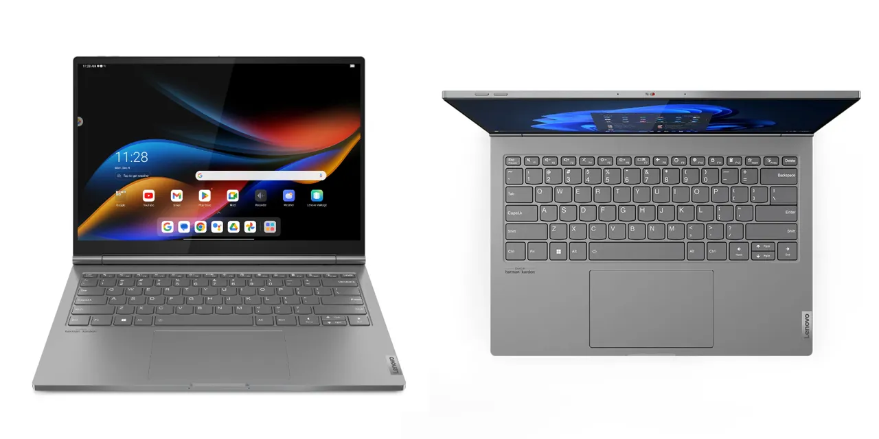 Lenovo показала планшет-трансформер на Android: он превращается в Windows-ноутбук