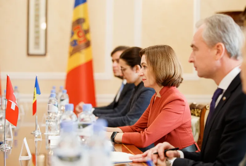 Президент Молдовы встретилась с президентом Швейцарии