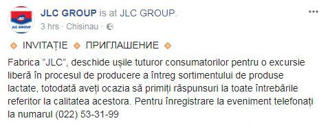Scandalul lactatelor: Consumatorii, chemaţi să viziteze fabrica JLC