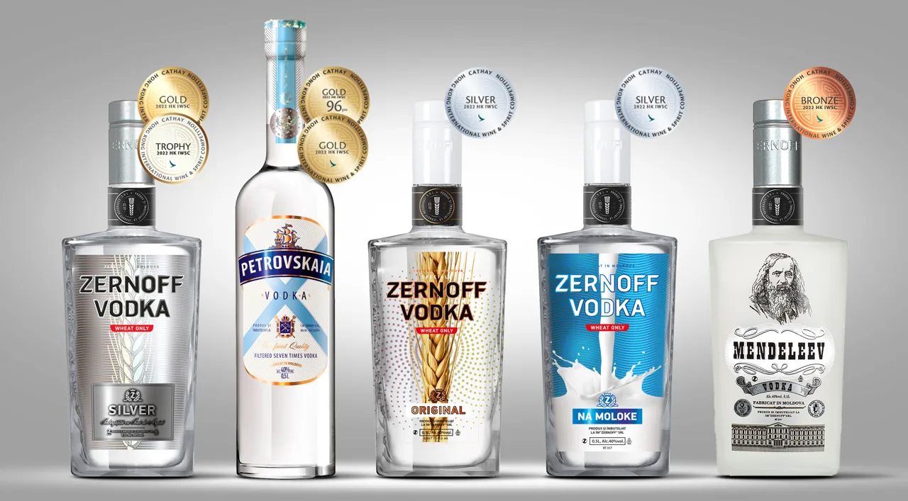 Zernoff получил звание «Best Vodka 2022» и 2 золотые медали Ⓟ