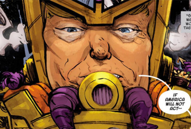Дональд Трамп стал суперзлодеем Marvel