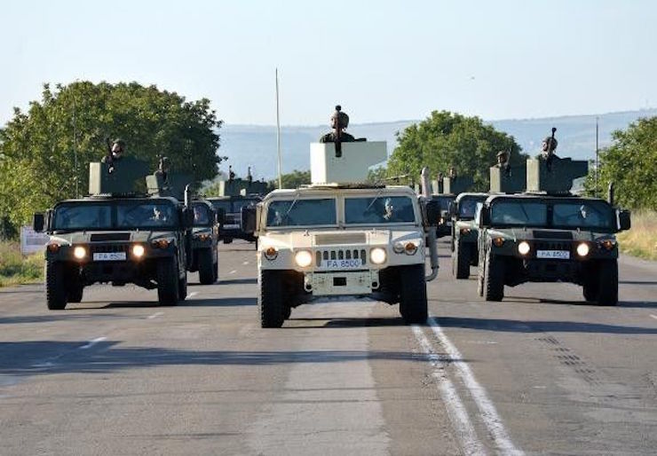 Нацармия провела первую репетицию парада в честь Дня независимости