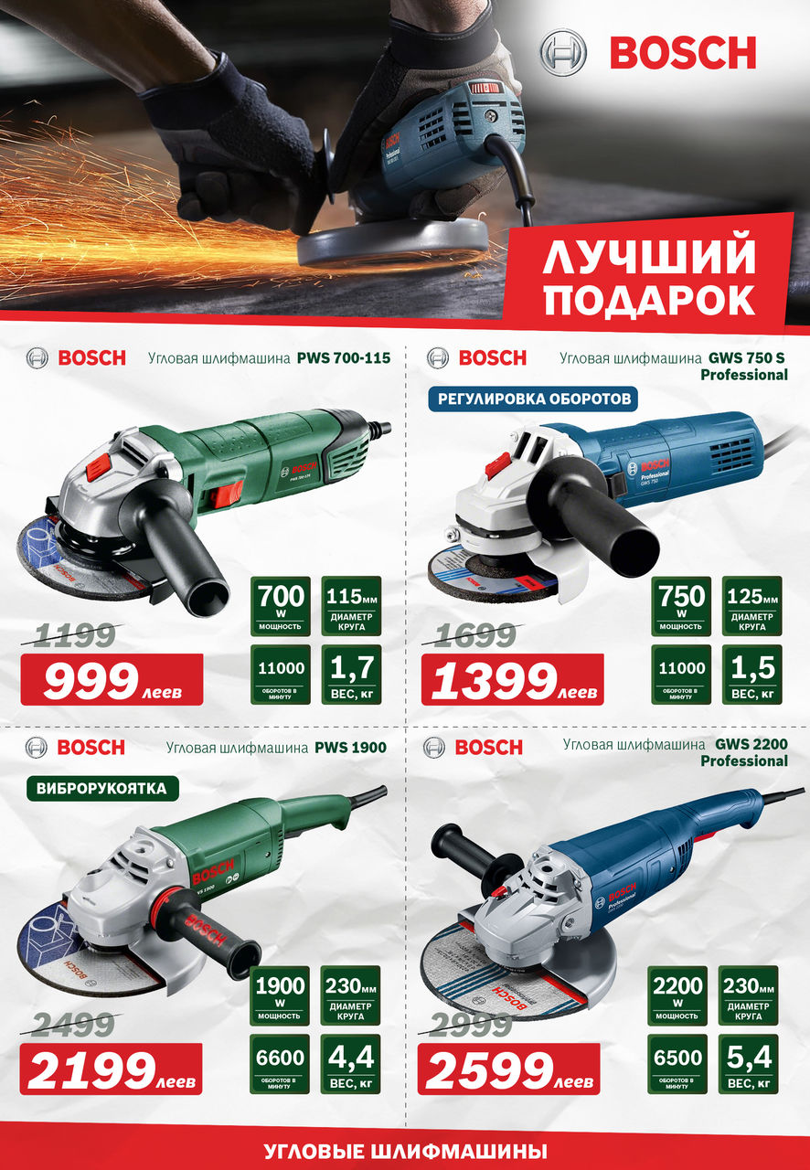 Bosch Siemens: Электроинструмент Bosch - новинки и новогодние скидки