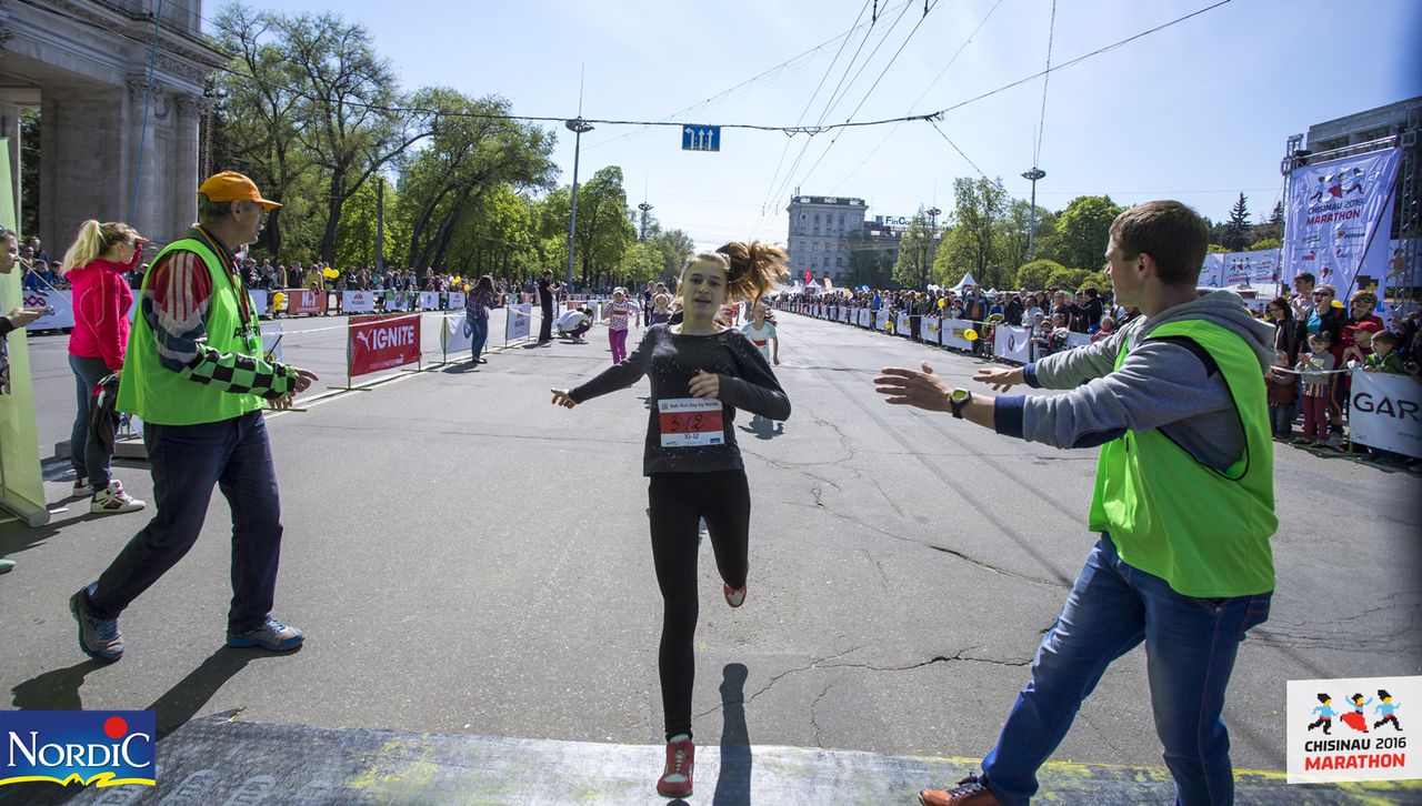 В центре Кишинева состоялся детский марафон  Kids Run Day by Nordic