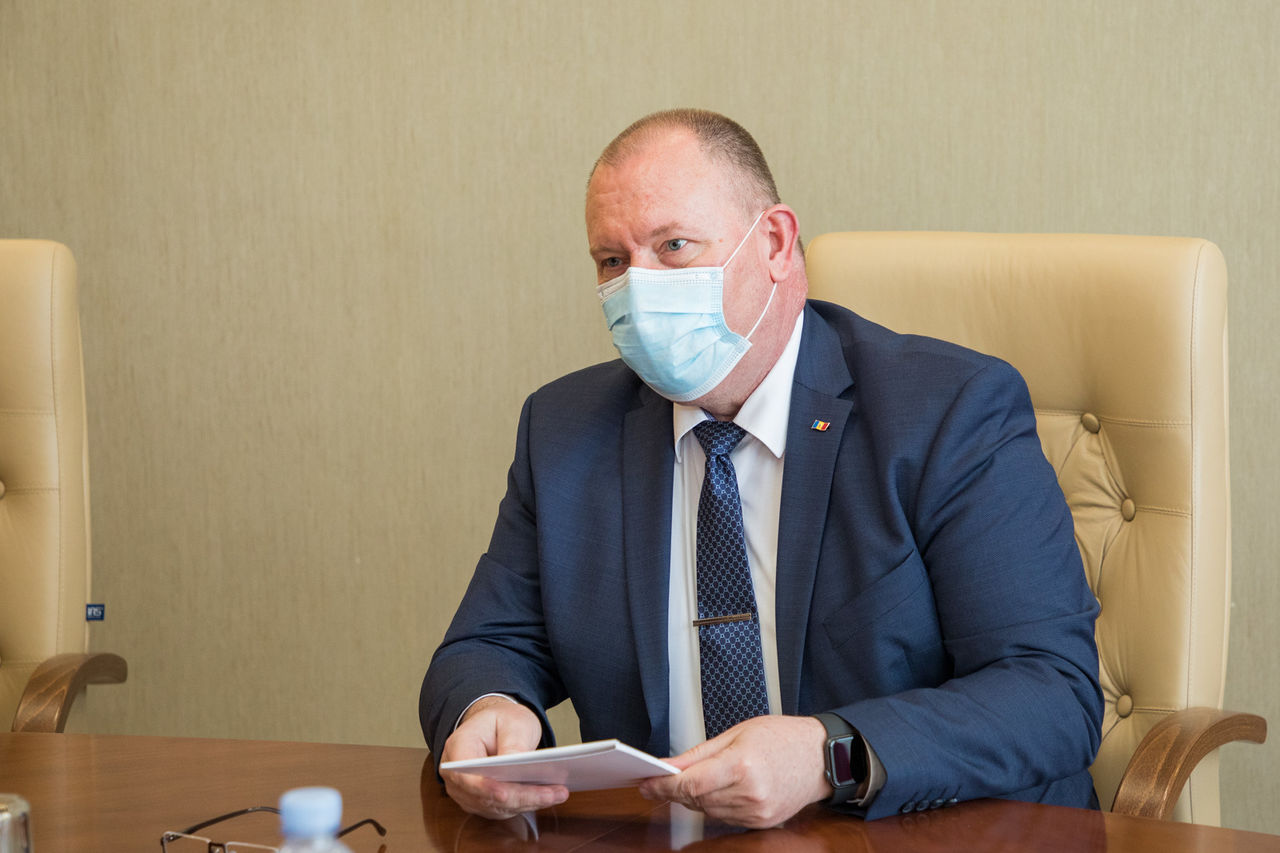 Чокой провел встречу с послом Румынии в Молдове Даниелом Ионицэ