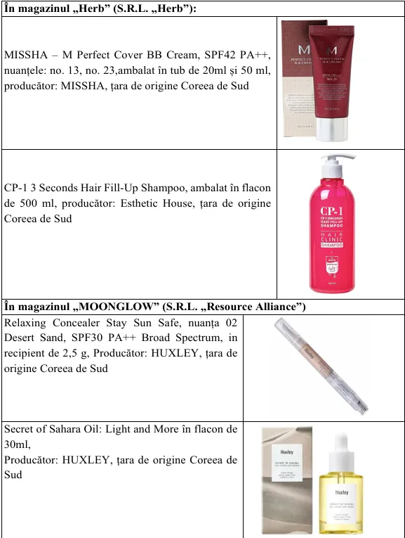 ANSP retrage de pe piață încă 10 produse cosmetice periculoase pentru sănătate