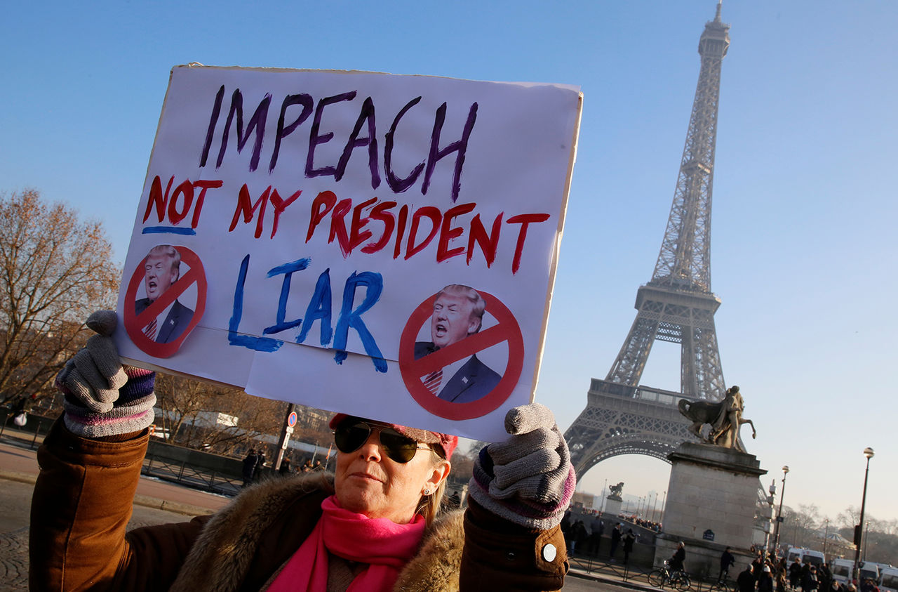 «Женский марш» против Трампа прокатился по Европе