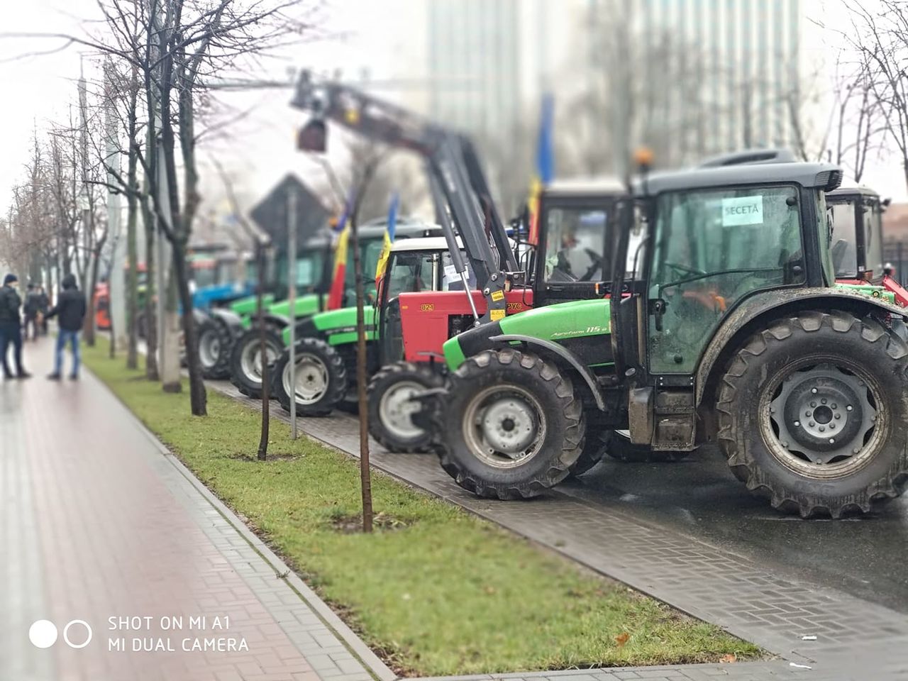 Новый протест фермеров прошел в центре Кишинева